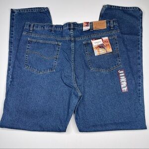 Grand River Jeans Denim Relaxed Blue 44 x 38  Western Rustic Outdoor Work Ranch